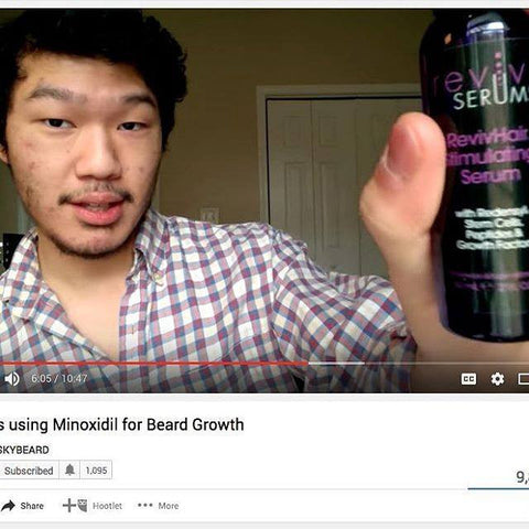 Beard and moustache growth accelerator