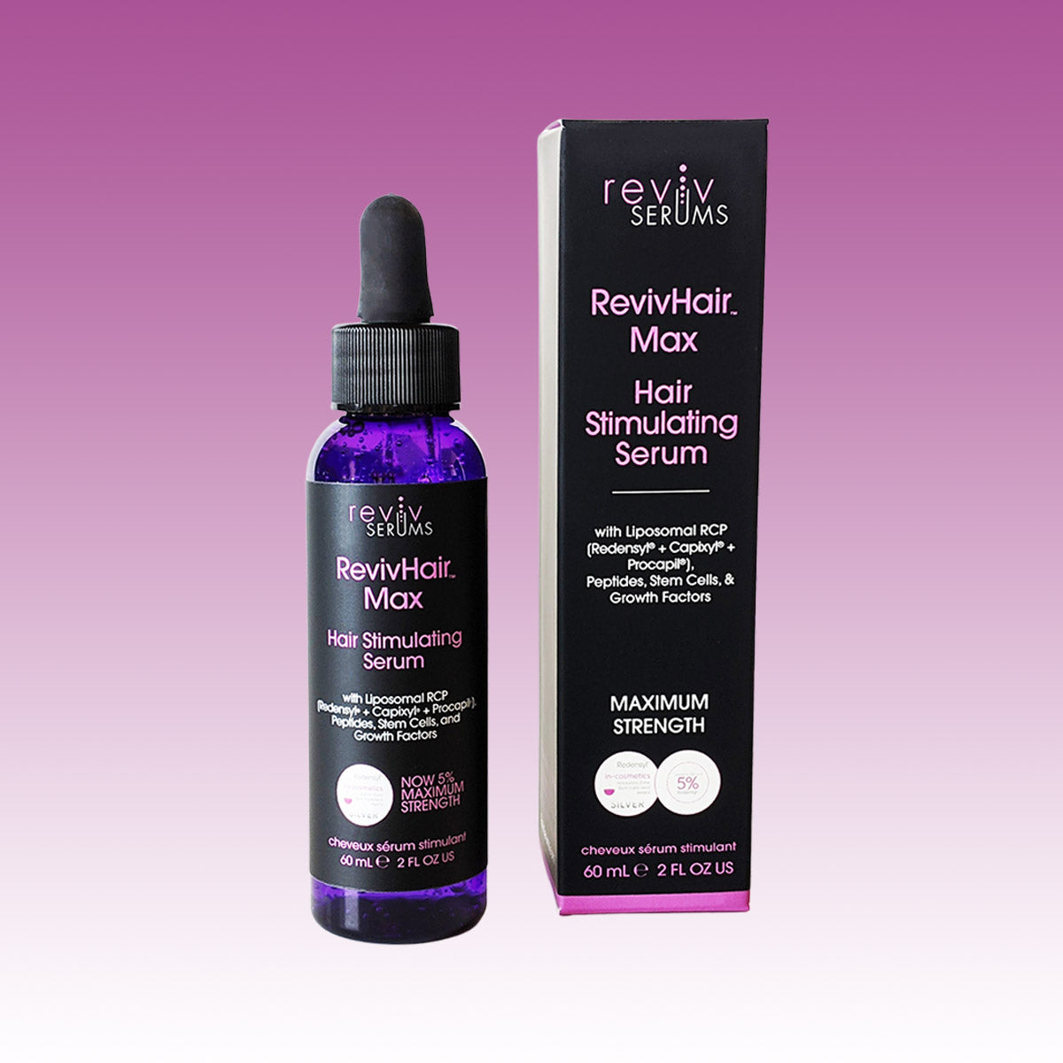 RevivHair Max Hair Stimulating Serum - Now 5% Maximum Strength